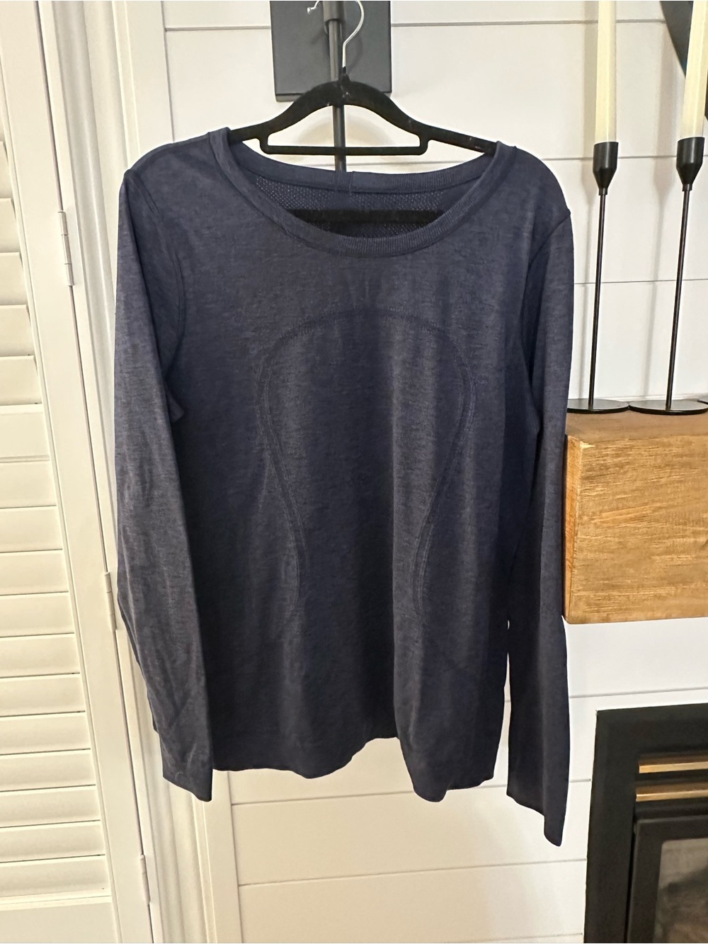 Lululemon Swiftly Tech Long Sleeve Crewneck Top - Navy Blue